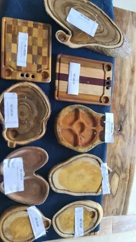 Mesas, Bancos e tábuas de madeira - Foto 2