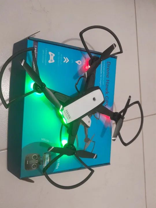 Drone Hawk GPS - Novo - Foto 4