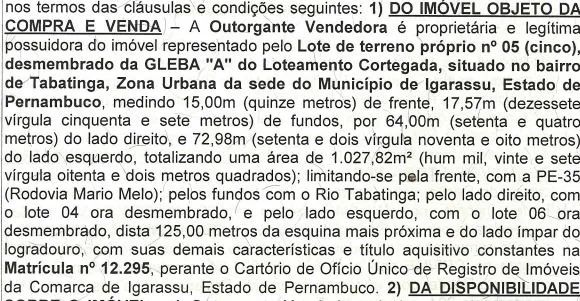 Terreno no centro de Igarassu com 2.260 m2 - Foto 2