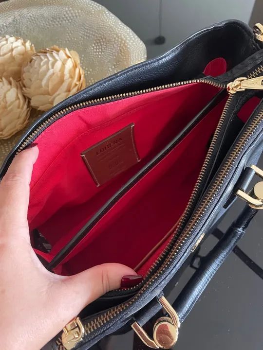 Bolsa de couro da Schutz cor preta  - Foto 2