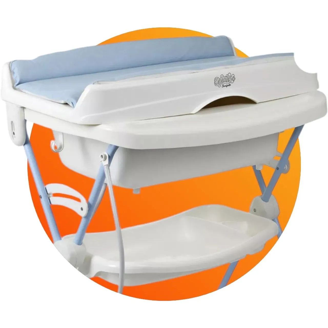 Banheira Splash Burigotto+ Baby blu.