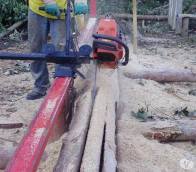 Serra tábua Serraria movel portatil pra usar com motosserra - Foto 2
