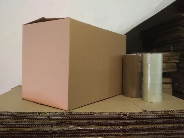 5 Caixas de papelão NOVAS - Comprimento 62 x Largura 40 x Altura 54