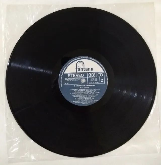 LP Elis Regina - O Melhor De Elis. (P-1979). Vinil em Excelente Estado de Conservação. - Foto 6