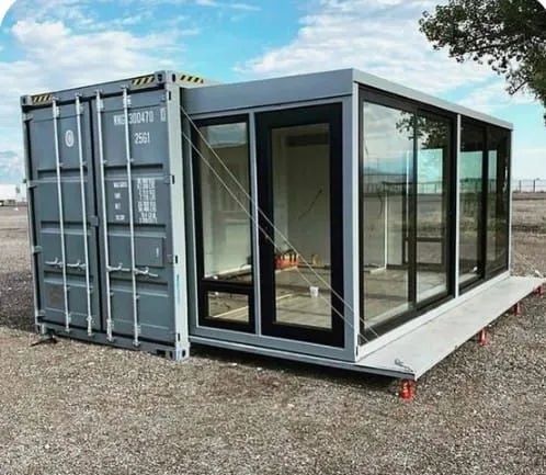 Container no escritório container loja stand  - Foto 3