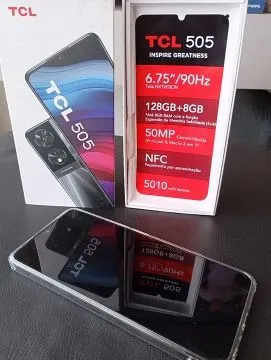 Celular TCL 505 4G NFC 128+08Gb Ram Novo Entregamos Menor Valor Hoje