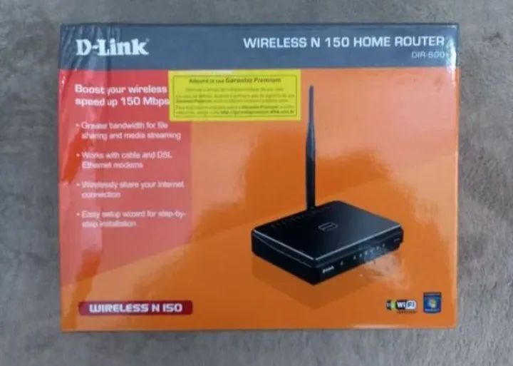 Roteador - D-link - Roteador wireless N 150 home router dir-600
