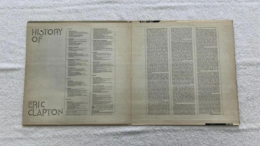 Disco de Vinil Eric Clapton - History Of Eric Clapton - Importado - Foto 2