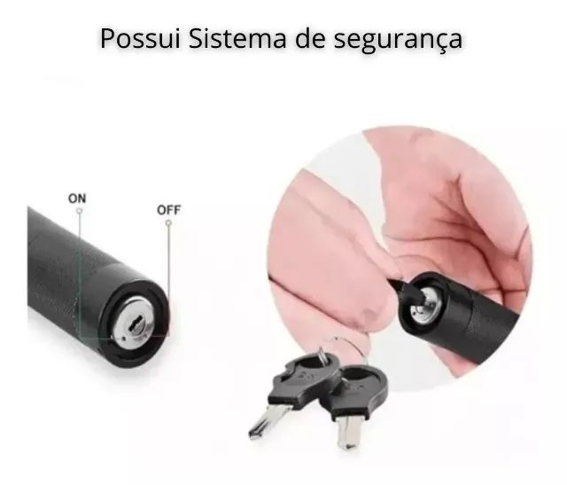 Laser Verde Potente Longa Distância 45km Com Ponteiras - Loja Natan Abreu  - Foto 4