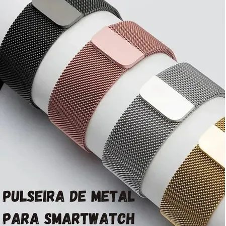 Pulseira Milanesa de Aço para Smartwatch