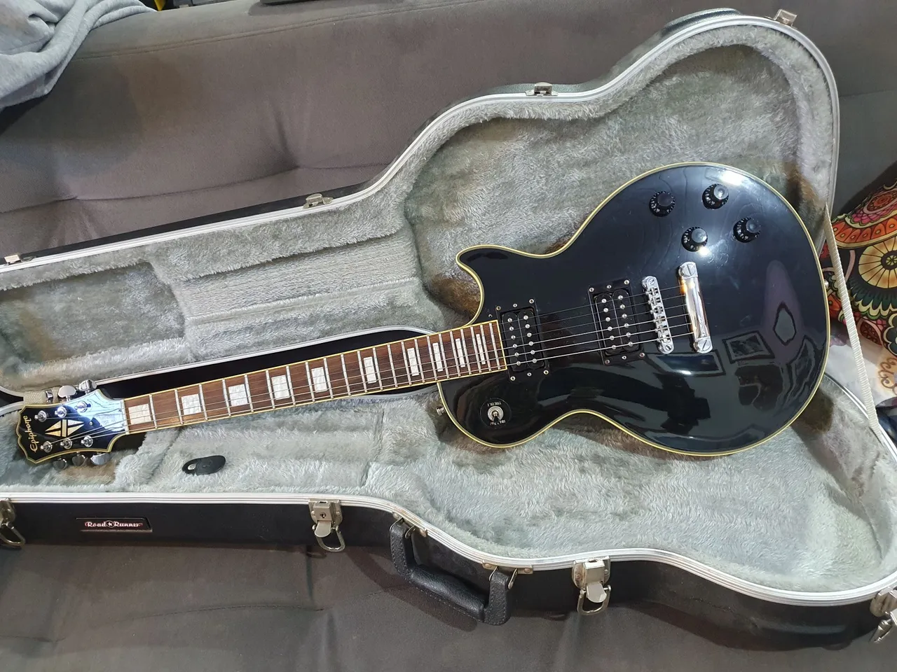 Epiphone LesPaul Custom Cromed Hardware Custom Shop