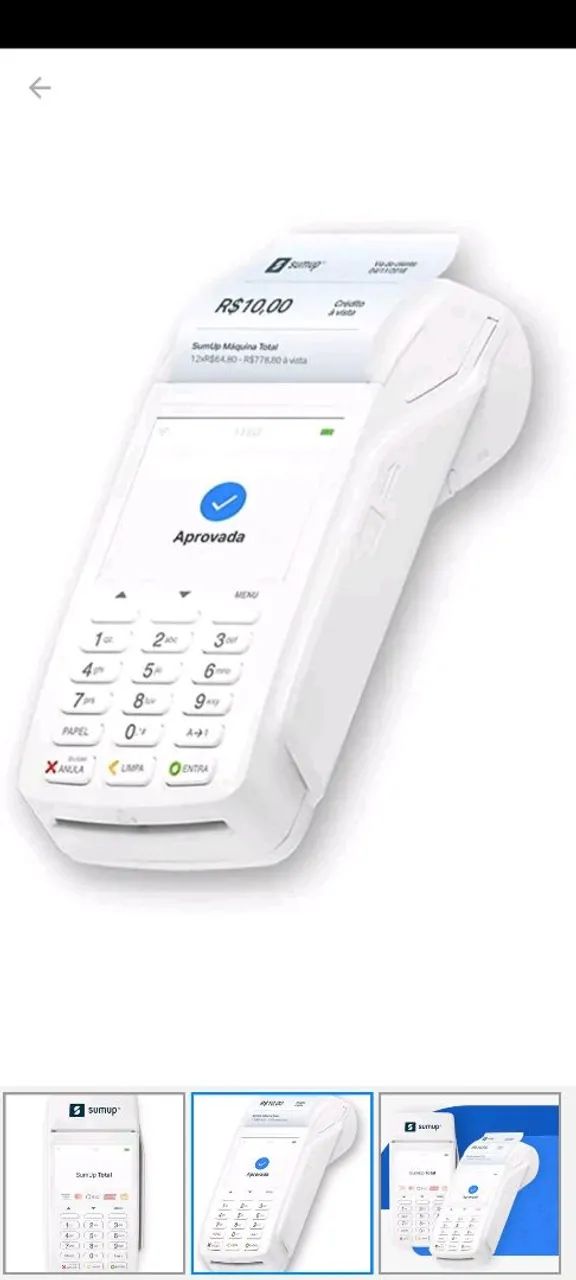 Máquina de Cartão SumUp Total - Foto 2