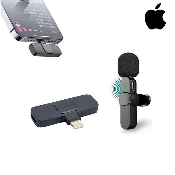 Microfone Lapela Sem Fio Para iPhone - Lelong LE-930 em São Luís ma  - Foto 3