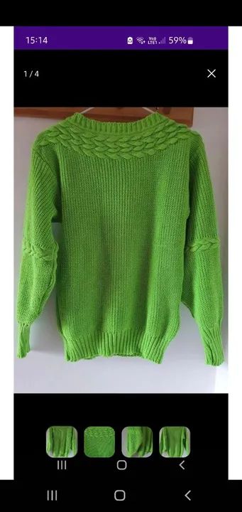 Blusa verde limão