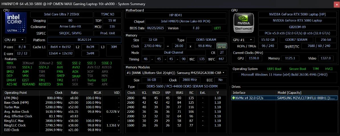 Notebook HP OMEN MAX 16 COM RTX 508064317759417985124