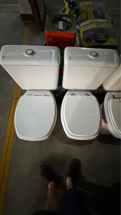 3 vasos para banheiro Incepa  de 400 cada! - Foto 3