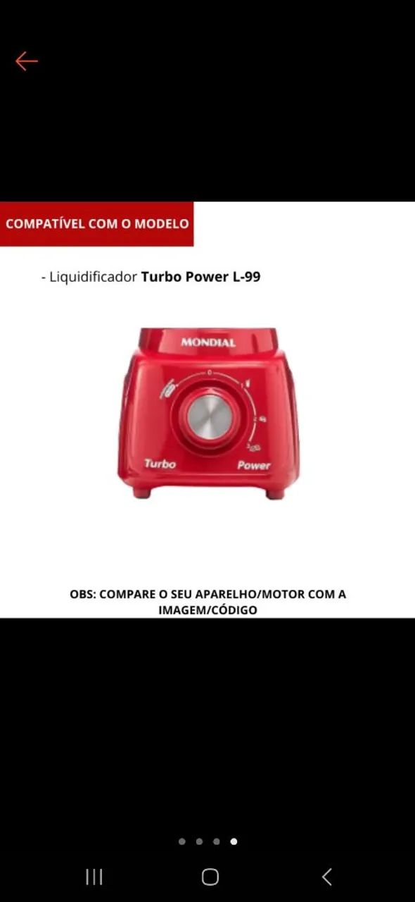 Copo Liquidificador Mondial Turbo Power Sangel L 99 Vermelho - Foto 4