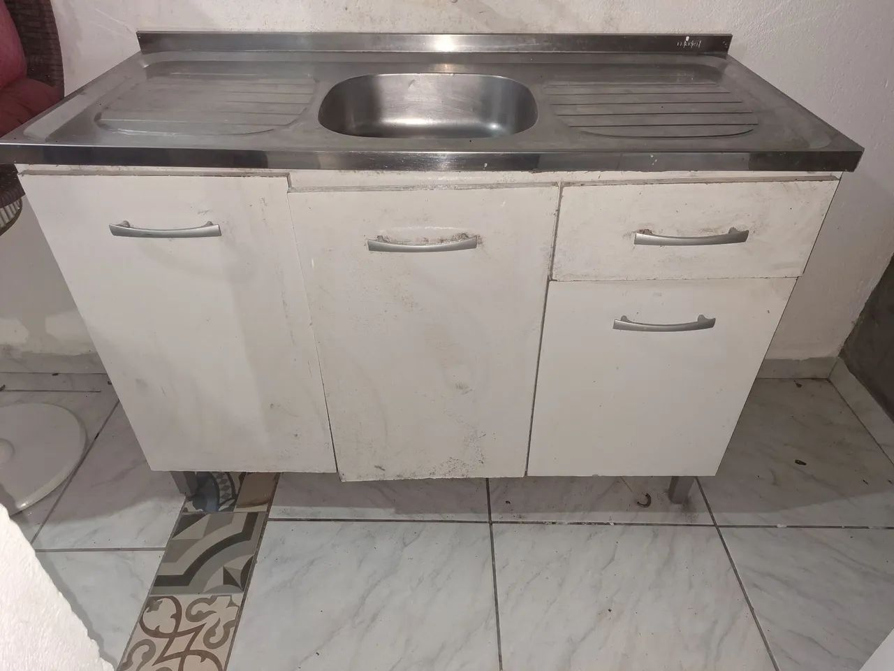 Armário de Cozinha com Pia em Aço Inox - Foto 3
