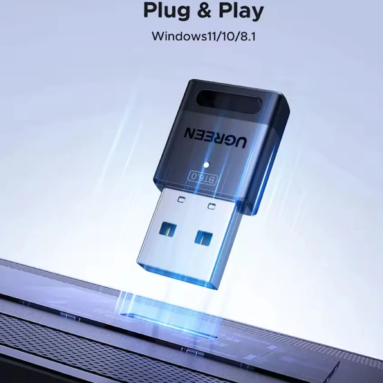 Bluetooth Ugreen 6.0 Computador Pc Windows Notebook. Sem Fio. Adaptador Usb - Foto 6