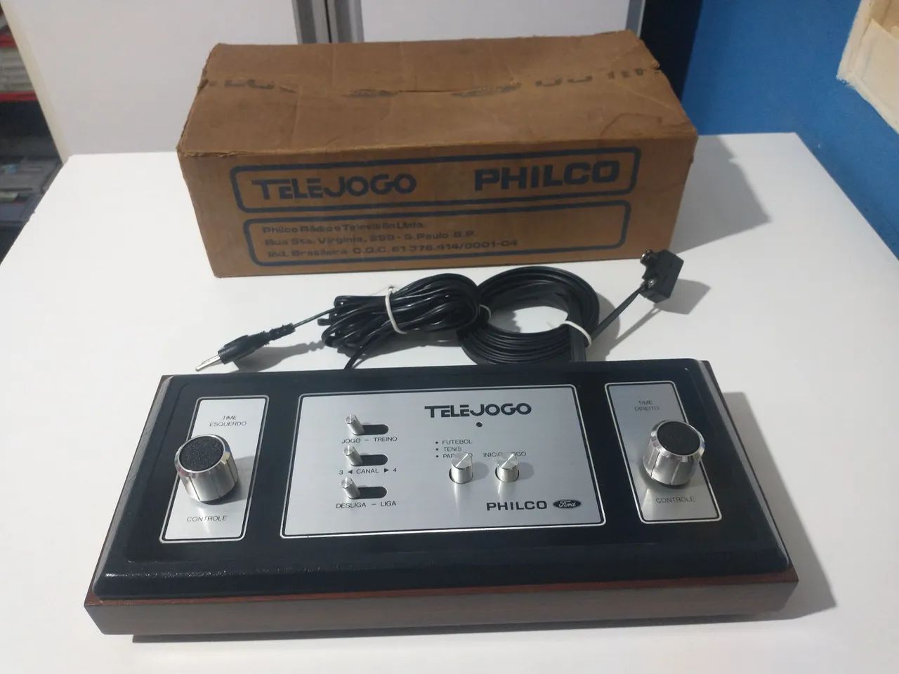 Telejogo Philco Ford na caixa original anos 70 - item para colecionador 