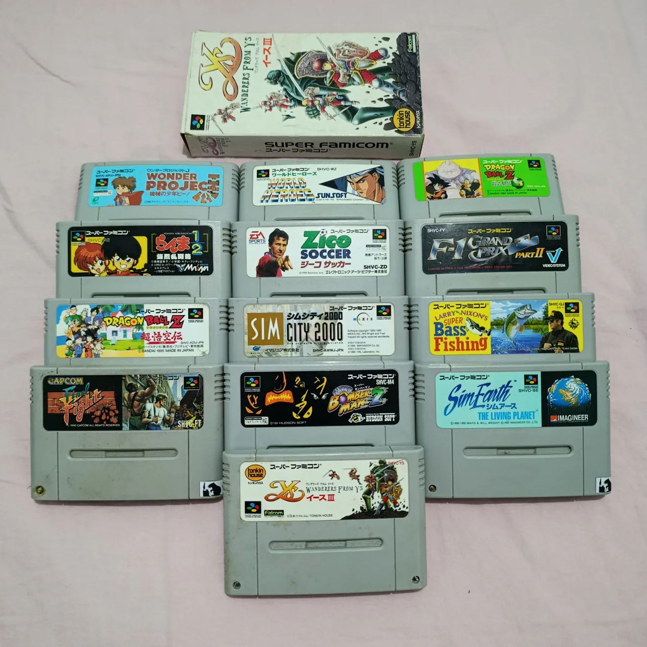 Jogos Super Famicom/Super Nintendo (SNES)