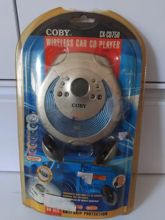 Coby CX-CD750 - Tocador de CD Wireless para Carro
