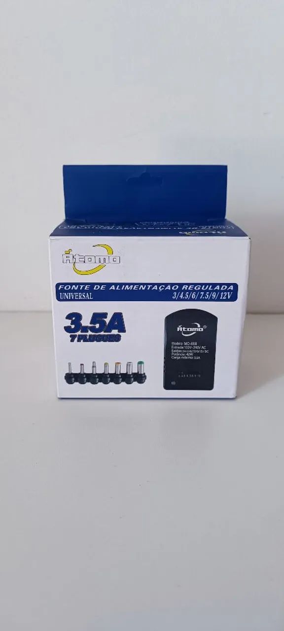 Fonte de Alimentação Universal 3.5A 7 Plugs