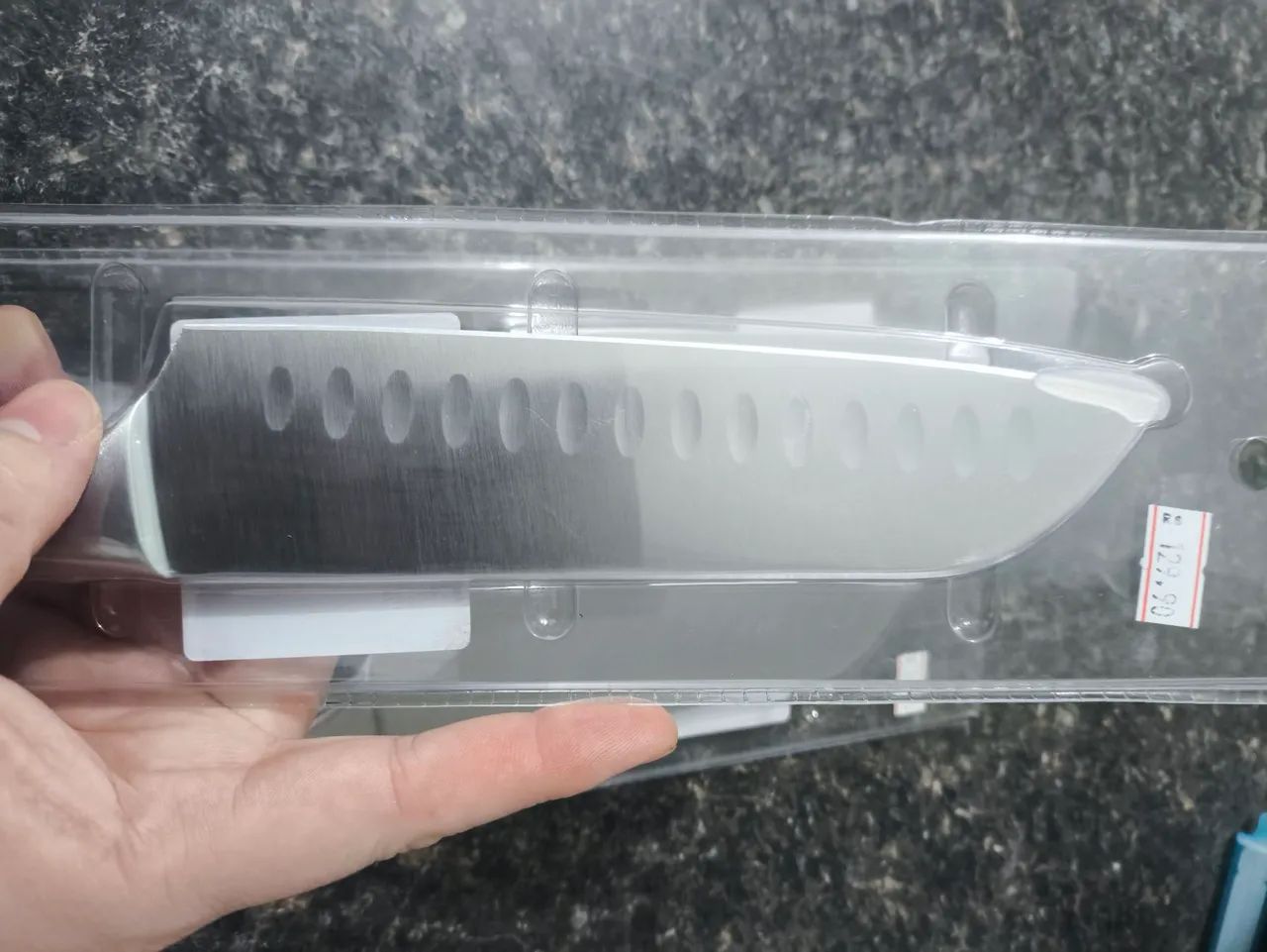 Facas de Cozinha - 22cm - Importada Japonesa - aço inox - Foto 2