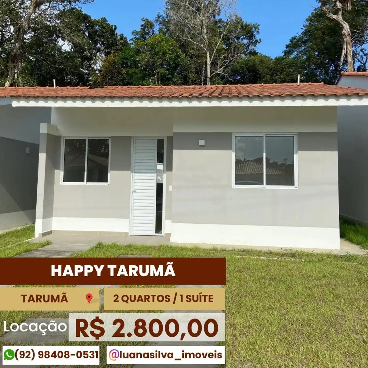 HAPPY TARUMÃ - Imóvel para aluguel com 3 quartos em Tarumã-Açu - Manaus - AM