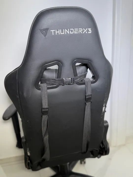 Cadeira Gamer ThunderX3 TGC12 Preta - Conforto e Estilo! - Foto 2