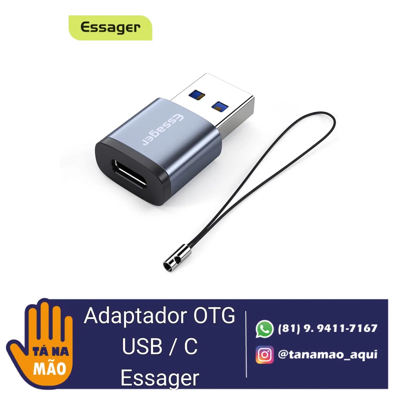 Adaptador OTG USB C Essager
