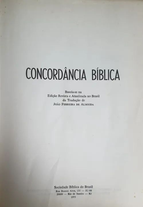 Concordância bíblica SBB 1975 - Foto 5