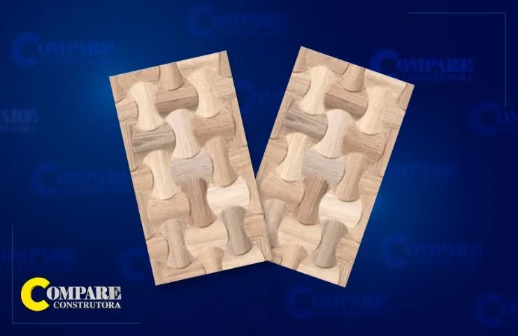 Piso Catavento  Claro HD 34X60  Relevo Brilhante - Foto 2