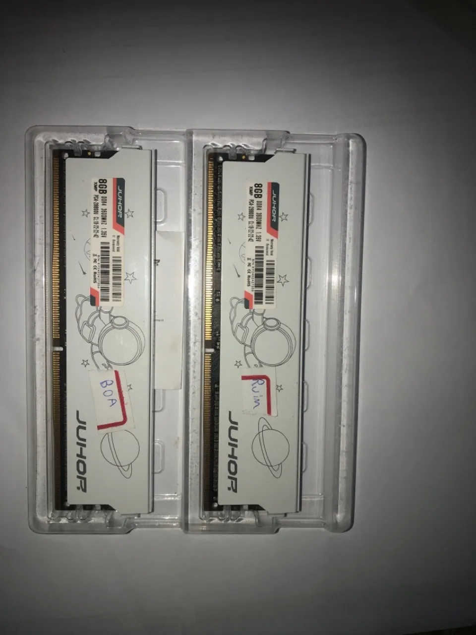 Memória RAM JUHOR DDR4 8GB 3600MHz