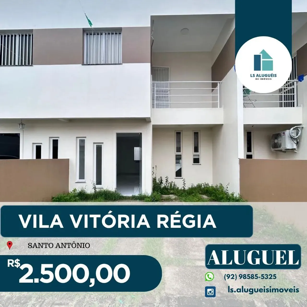 VILA VITÓRIA RÉGIA - Imóvel para aluguel com 2 quartos em Colônia Santo Antônio - Manaus -