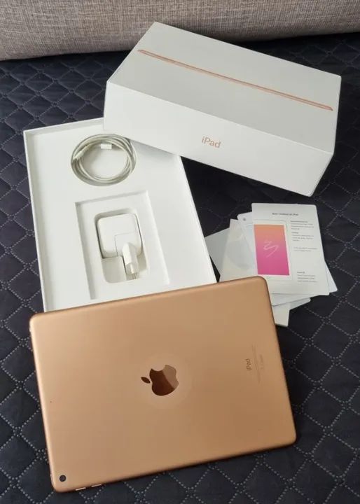 ipad 128gb, 6º geração, gold (modeloa1893) - Foto 3
