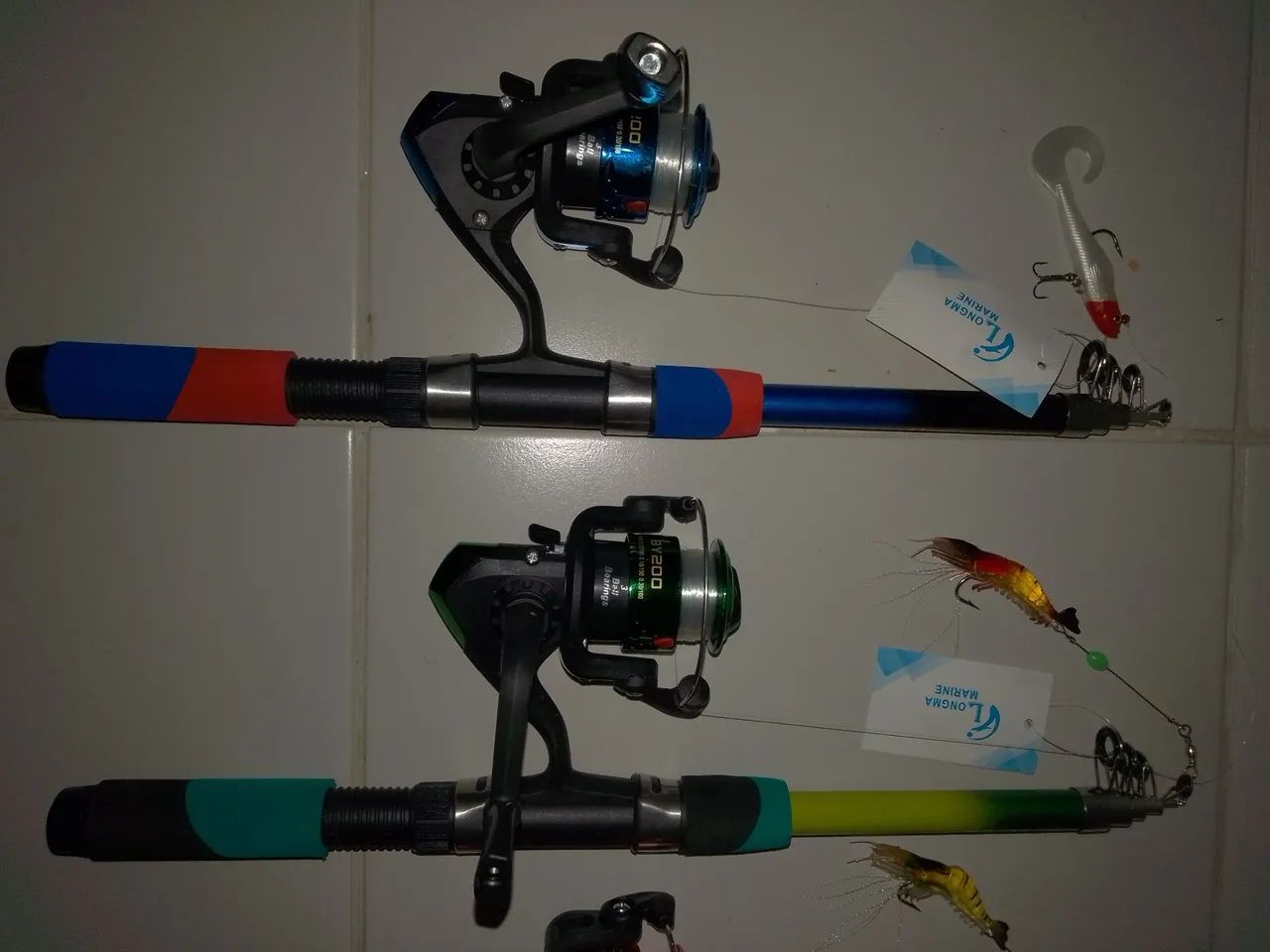 VARA DE PESCA COMPLETA AGUENTA APROXIM. 4,5 KG - Foto 2