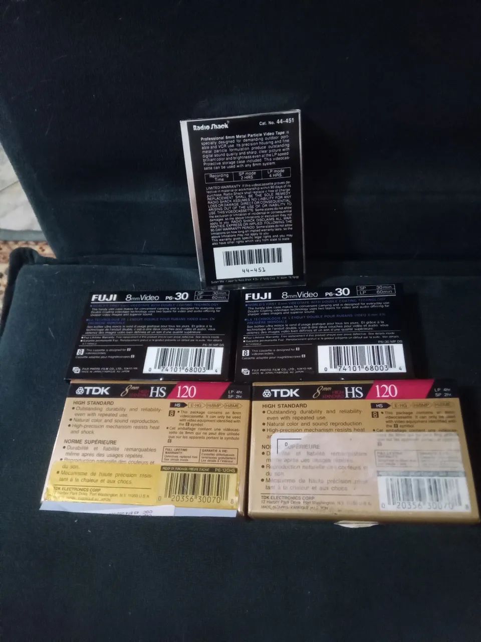 5 fitas VHS 8 mm novas lacradas para filmadora - Foto 2