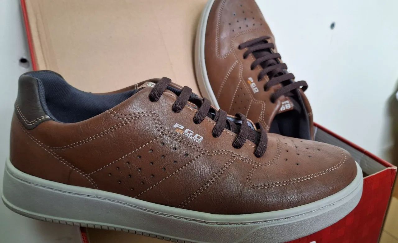 Tênis sapato Casual Marrom PGD Pegada - Foto 3