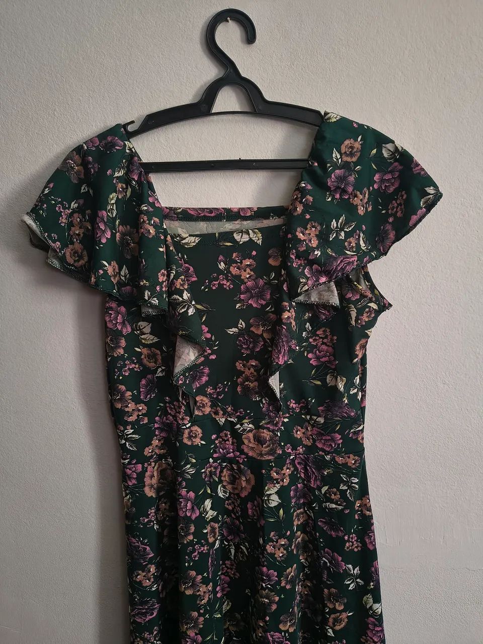 Vestido Longo Floral serve M e G  - Foto 2