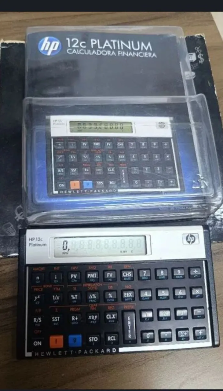 Calculadora HP 12c Platinum - Financiera
