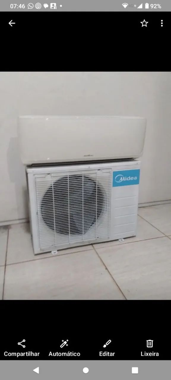Ar condicionado Midea  12 mil il BTUs 1.200 já instalado três meses de garantia 