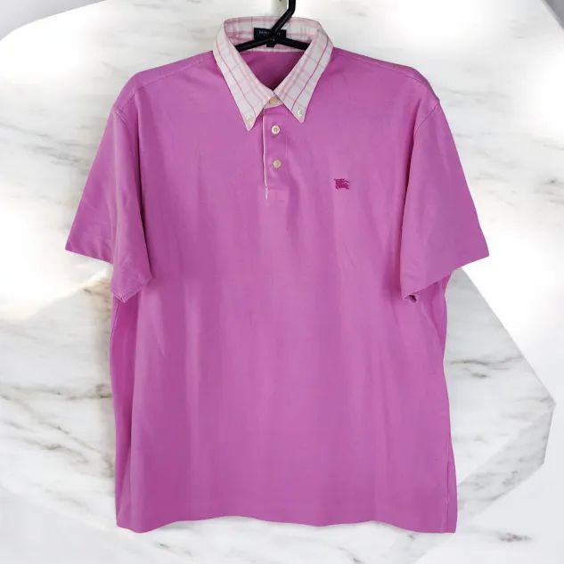 camisa burberry rosa