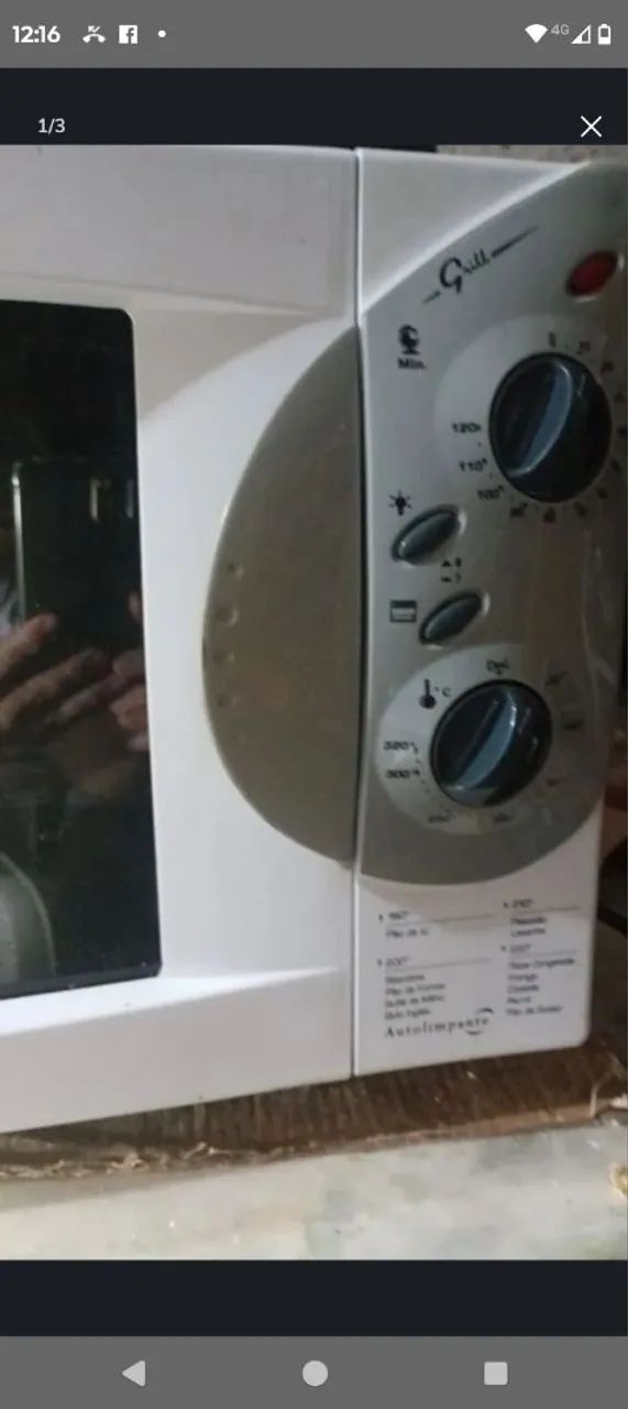 Forno elétrico Fisher 44 litros voltagem 110