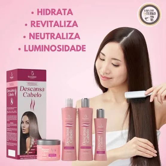 Kit Bio Instinto Descansa Cabelo Profissional Completo - Foto 3