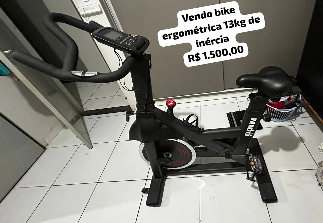 Bike Ergométrica Odin Fit 13kg de Inércia
