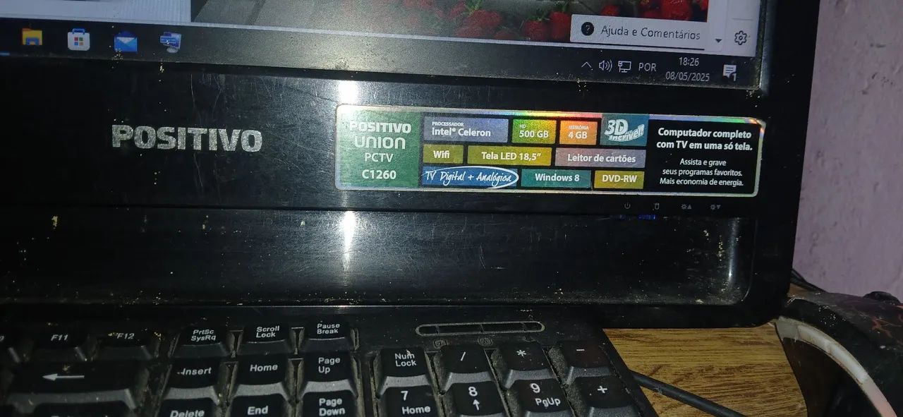Computador Positivo Union C1260 com TV Digital tel: *