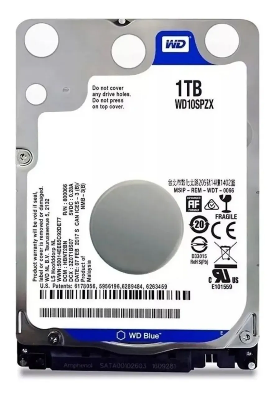 HD 1TB WD Blue - WD10SPZX