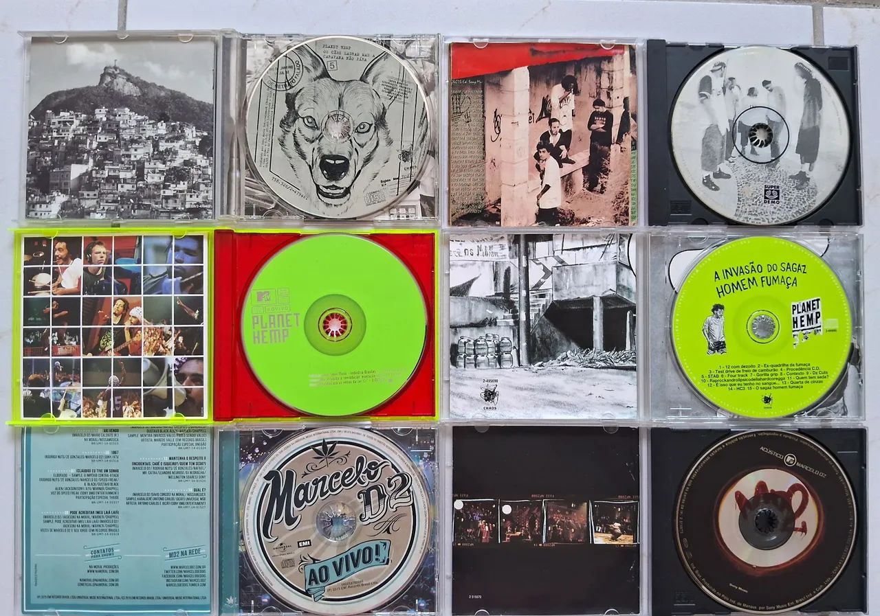 Coleção de CDs do Planet Hemp e do Marcelo D2 - Foto 3
