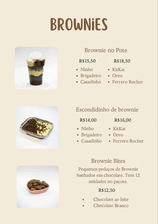 Copos da Felicidade e Brownies -Sobremesas deliciosas e prontas para entrega - Foto 3